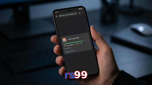 Main screen of Rs99 apk page for PK players